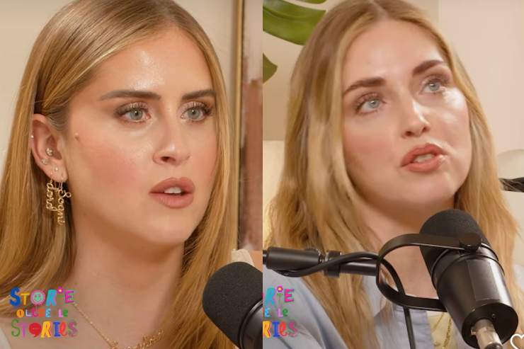 Primo piano di Valentina Ferragni e Chiara Ferragni
