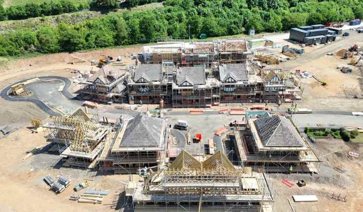 Cantiere costruzione location Harry Potter 